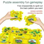 Children's Educational Puzzle Track Car Play Set - Image 3