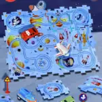 Children's Educational Puzzle Track Car Play Set - Image 4