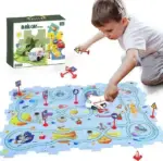 Children's Educational Puzzle Track Car Play Set - Image 5