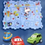 Children's Educational Puzzle Track Car Play Set - Image 8