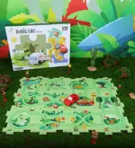 Children's Educational Puzzle Track Car Play Set - Image 9