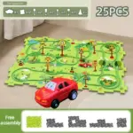 Children's Educational Puzzle Track Car Play Set - Image 18