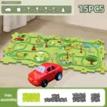 Children's Educational Puzzle Track Car Play Set - Image 19