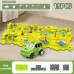 Children's Educational Puzzle Track Car Play Set - Image 24