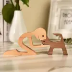 The Love Between You And Your Fur-Friend - Gift For Pet Lovers - Wooden Pet Carvings - Image 5