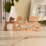 The Love Between You And Your Fur-Friend - Gift For Pet Lovers - Wooden Pet Carvings - Image 7